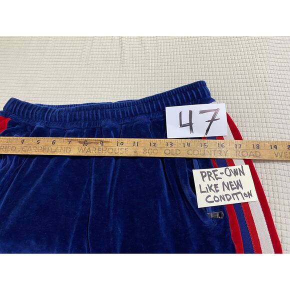 GUCCI MENS SWEAT PANTS BLUE SIZE SMALL 32' MADE IN ITALY MSRP $1480 - Picture 6 of 16